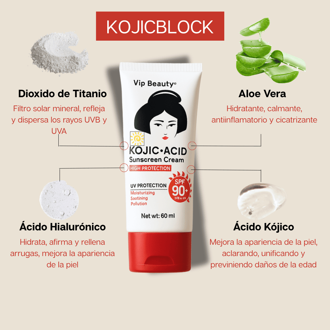 KOJICBLOCK: Protege, aclara y rejuvenece 2x1 + Envío Gratis